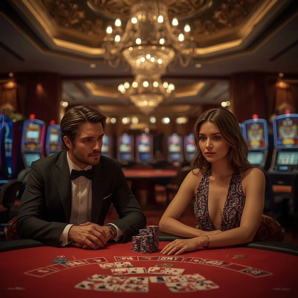 Due giocatori di poker al Wintopia Casino